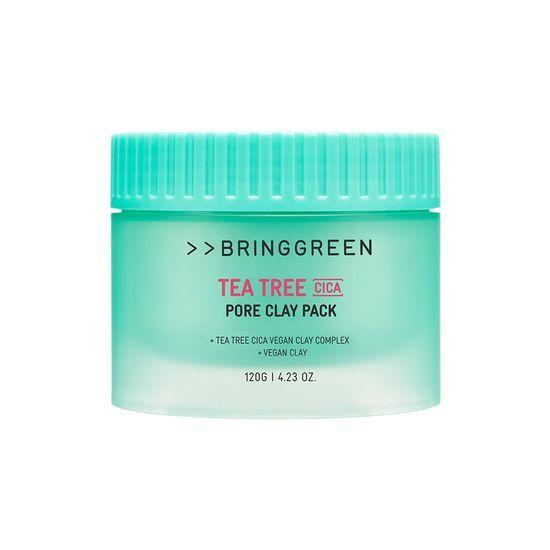 BRING GREEN Чайное дерево Cica Pore Clay Pack Double Plan 120г (+120g двойной план)_