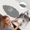 Silicone Leaf Shape Kitchen Dish Draining Mat Non-Slip Pot Holder  Kitchen Utensil