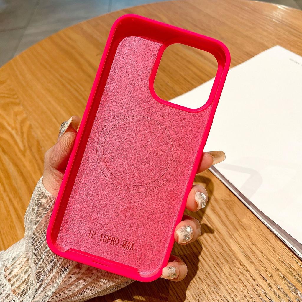 Официальный чехол для мобильного телефона Apple 16 Liquid с магнитной адсорбцией, подходит для iPhone15proMax, силиконовый противоударный 14, защитный чехол 13