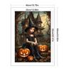 Полный комплект для вышивки крестом из эко-хлопка 11CT с принтом Хэллоуин Арт #