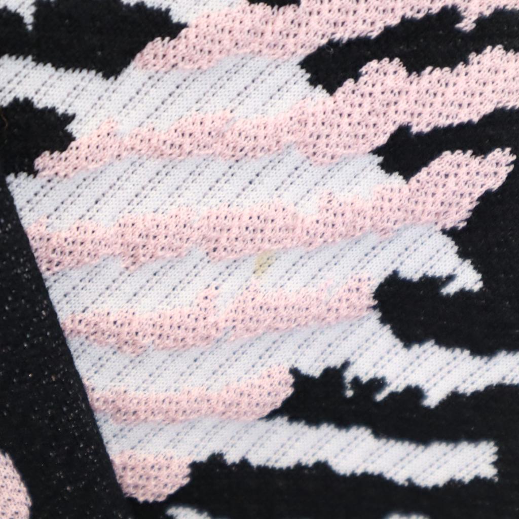 Marni Сделано в Италии Клетчатый узор Длинный рукав Крой 38 Розовый x Черный Женский Б/у