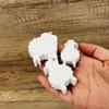 Flexible Silicone Moulds Cute 8 Cavity Sheep Animals Shape Chocolate Pastries Ice Molds for Home Decors and Holiday Gift