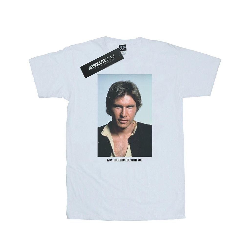 Star Wars Mens Han Solo May The Force T-Shirt
