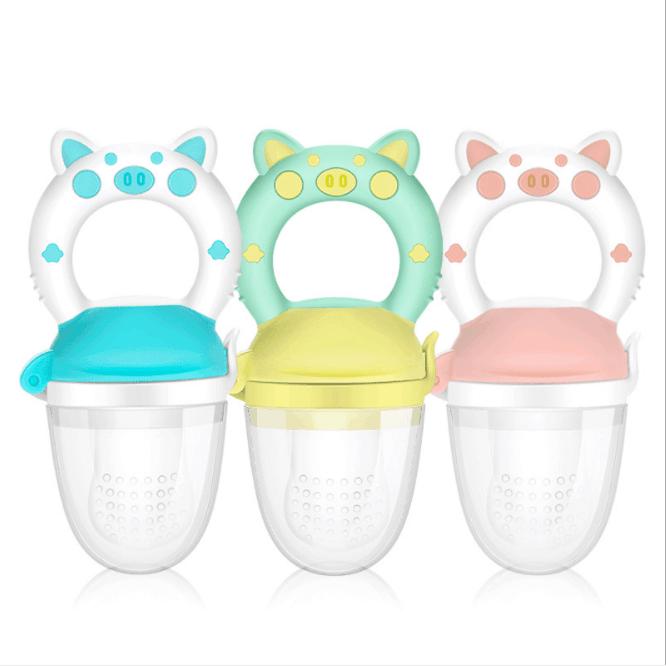 Baby Bottle Feeding Fruit Vegetable Music Newborn Food Supplement Bite Juice Feeder Baby Nimbler
