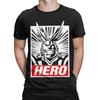 Винтажная футболка My Hero Academia Boku No Hero Academia All Might.png Мужская с круглым вырезом и коротким рукавом Одежда Хлопок Летние топы