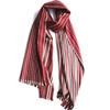 42 Vertical Strip Wool Shawls, Men's Korean Striped Scarves, Scarves