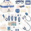 Doctor Kit For Kids - Pretend Play Educational Doctor Toys, Medical Kit With Stethoscope, Doctor Playset For Dentist Doctor, Role Play Toys Fo