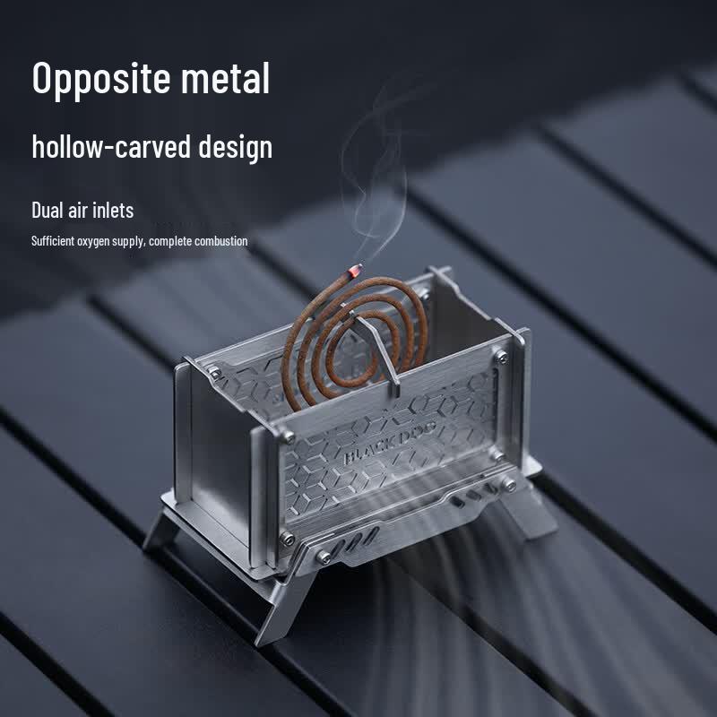 Black Dog Mini Stainless Steel Incense Burner