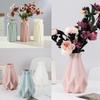 Elegant Origami Plastic Vase Imitation Ceramic Flower Pot For Stylish Home Decor