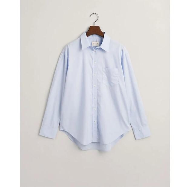 Gant Relaxed Fit Poplin рубашка с длинным рукавом