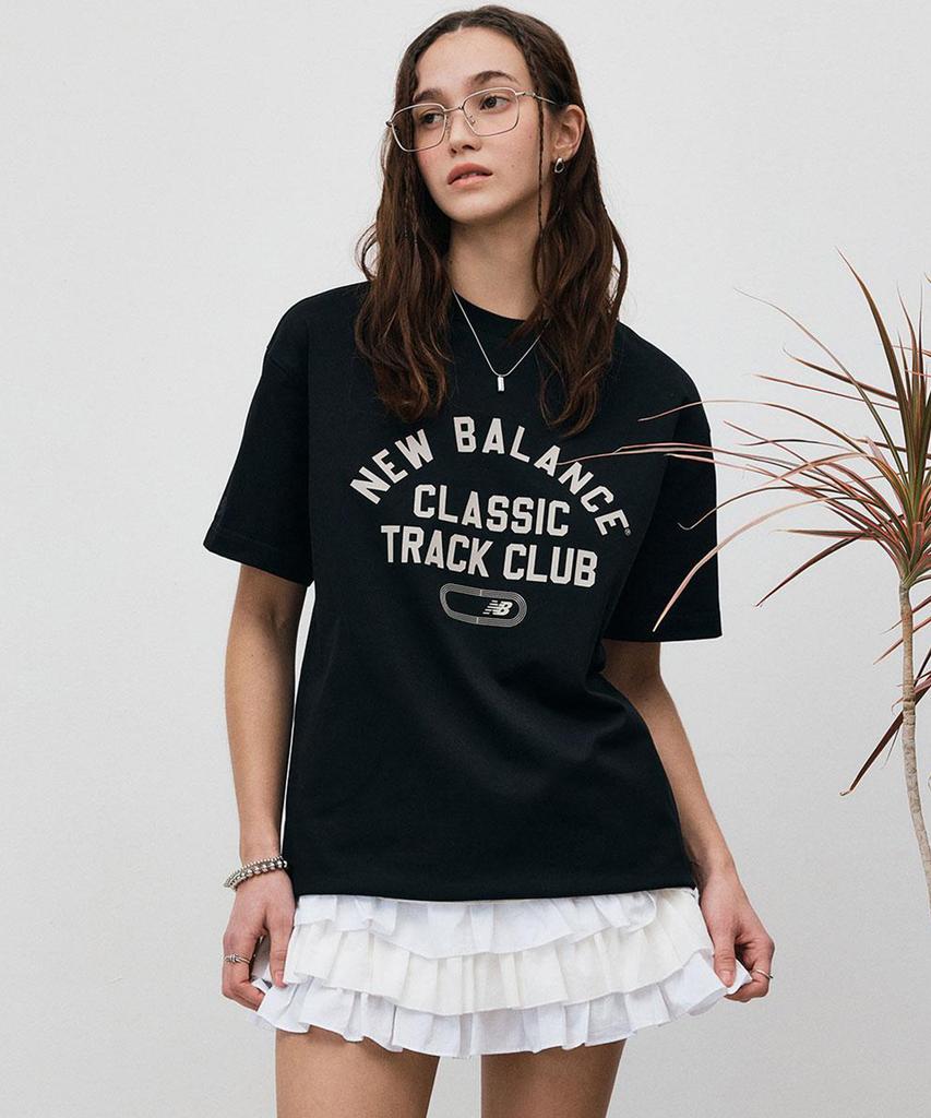 Nyuballanseu Nbnegco217 / Футболка с коротким рукавом Uni Track Club (черный)
