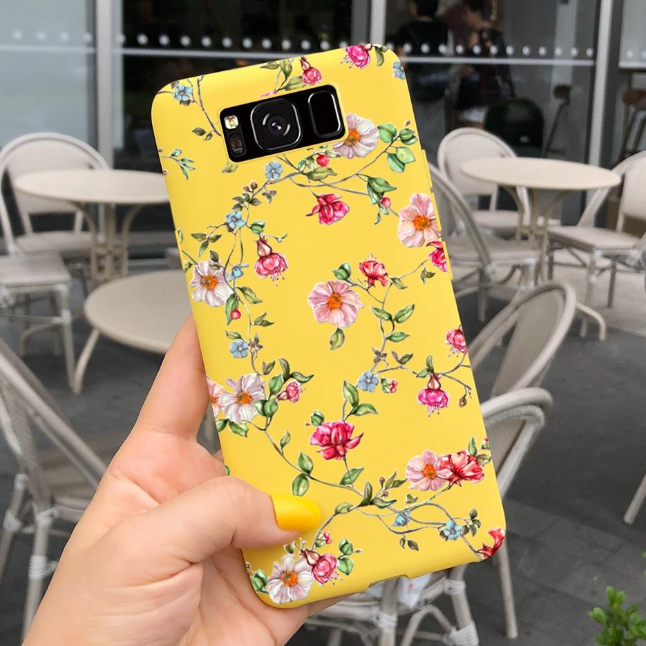 Чехол для Samsung Galaxy S8 Чехол Galaxy S8+ Стильный Подсолнух Красивые Девушки Чехол Для Samsung S8 Plus GalaxyS8 S8+ Мягкие Сумки Чехол
