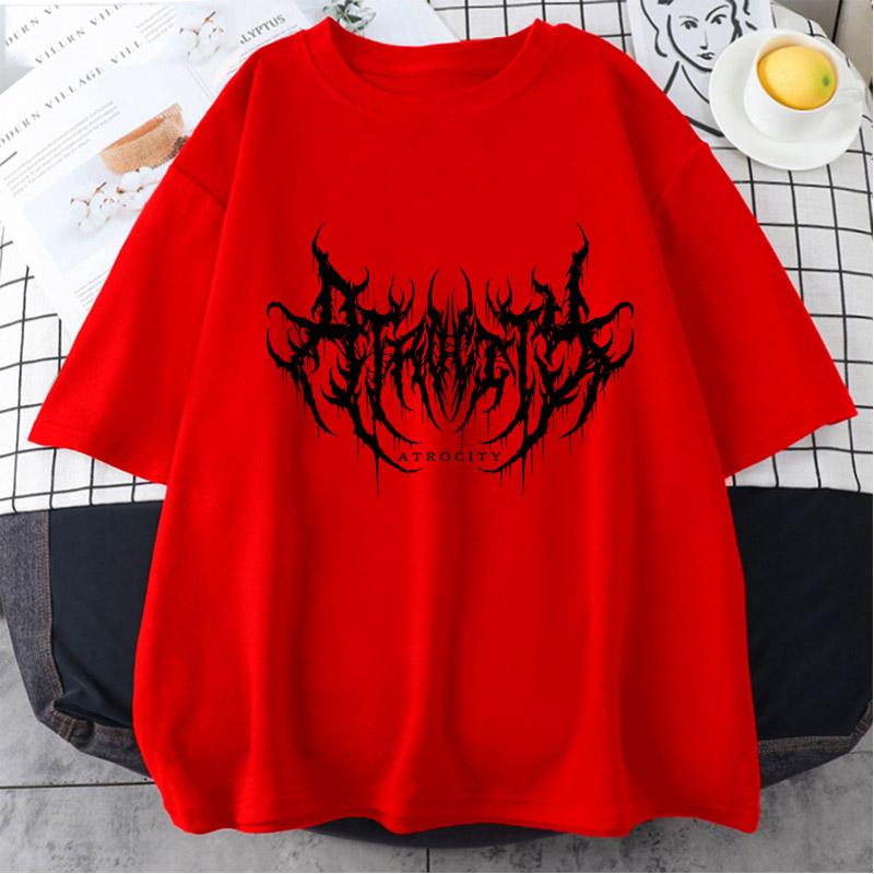 2023 модная женская футболка с готическим принтом и коротким рукавом, женская уличная одежда в стиле Харадзюку, одежда больших размеров, топы, спортивные футболки Y2K