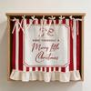 Ruffled Edge Kitchen Stove Curtain Decorative Cabinet Curtain  Kitchen Window