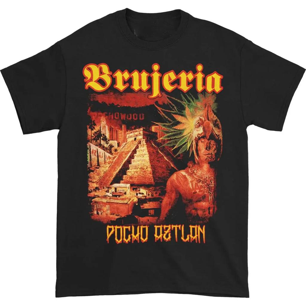 Brujeria Pocho Aztlan T Shirt Cotton S 4xl Mo360 Vintage Top For Everyday Wear Casual Streetwear Stylish Graphic Homme