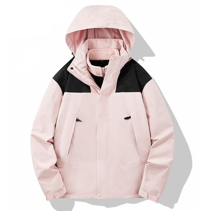 Осенняя верхняя одежда с капюшоном, ветрозащитные пальто, мужские и женские свободные повседневные пальто на молнии и шнурке, модная одежда для альпинизма