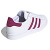 Adidas Оригинальные кроссовки Superstar с амортизацией, низкие, женские кроссовки, бело-фиолетовые S42645