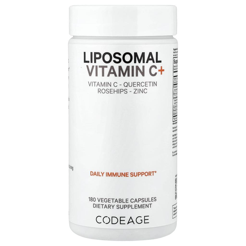Liposomal Vitamin C+, Veggie Capsules 180