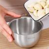 Large Capacity Garlic Masher 304 Stainless Steel Mortar Grinding Bowl Garlic Mashing Pot  Baby Food