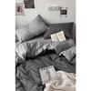 Double-sided Single Duvet Cover Set With Elastic Sheets
