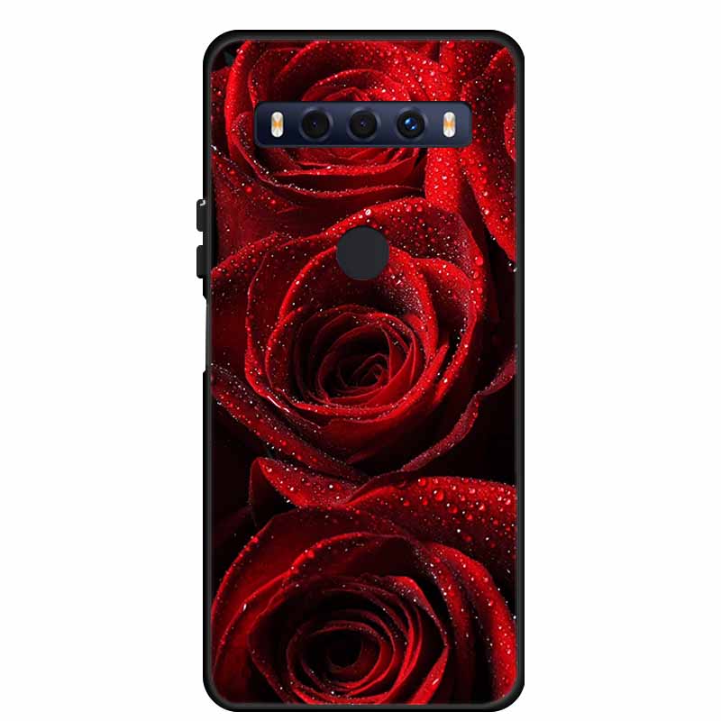 Для чехла TCL 10 SE 10SE Coque Черный ТПУ Силикон Мягкая задняя крышка Чехлы Для телефона TCL 10 SE 6.52" Funda Сумка Защитный чехол
