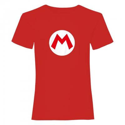 Super Mario Футболка с логотипом унисекс для взрослых