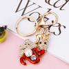Китайский мультфильм горный хрусталь змея кулон брелок креативный ключ мужская сумка ювелирные изделия шарм богатство Acc T2P2