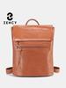 Женский ретро-рюкзак из коровьей кожи Zency, большой, для путешествий, подходит для 10-дюймового iPad A4, сумка-клапан для журналов