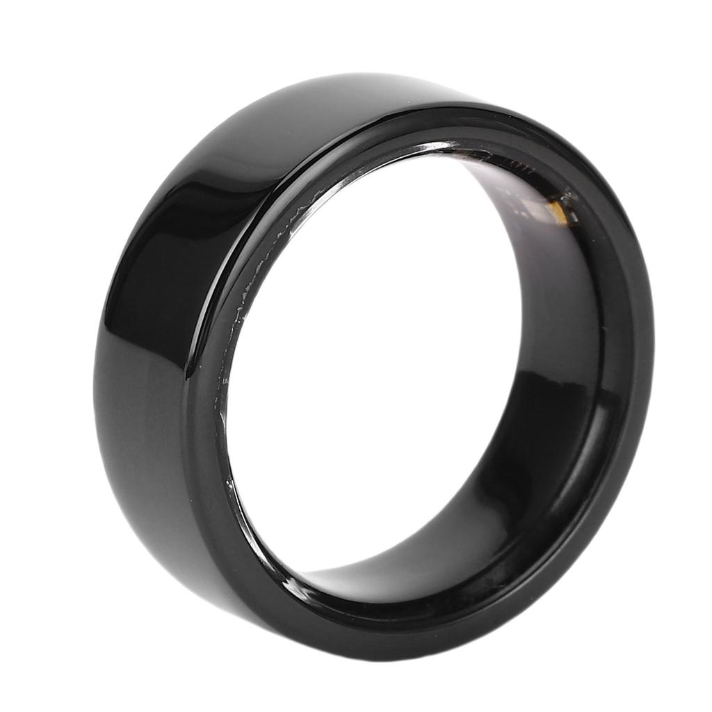 Smart Ring Sleep Monitoring Step Counting Gesture Control IP68 Water Proof Thin Lightweight Fitness Ring Size 7