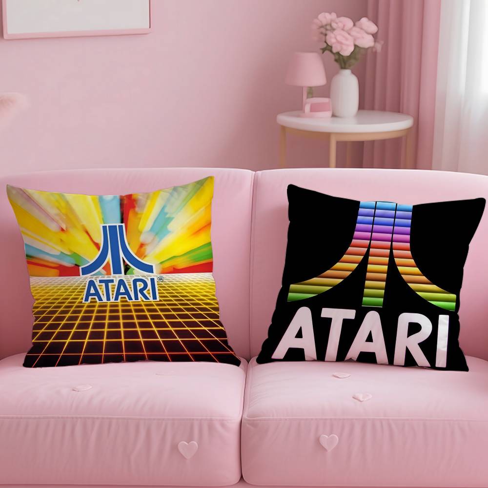Горячая Наволочка с Логотипом Игры A-Ataris, Антиаллергенная Наволочка от Клещей, Наволочка с Невидимой Молнией, Шелковистая Коротковорсовая Наволочка для Подушки-Подушки на Диван