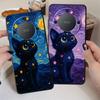 Вращающийся Чехол Звездное Небо Кот для Honor 70 X9a 200 400 Lite 8X X7 X8 Magic5Lite X6 X5b 90 Funda Чехол для Телефона