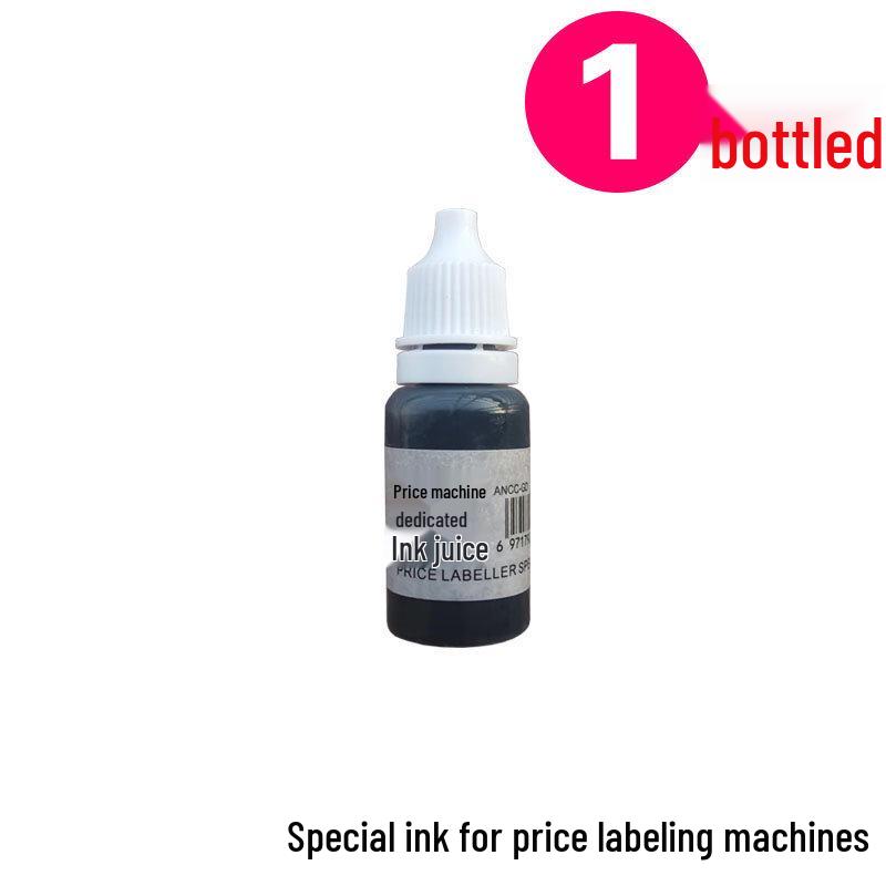 Single-Row Price Marker Kit: Ink Gun, 5500 Labels, Ink Roller, and Accessories.