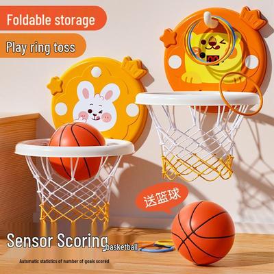 Складное игрушечное баскетбольное кольцо для детей для игры в помещении - Подсчет очков и хранение