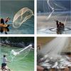 Fishing Lline Ring-free Hand-cast Net Traditional Hand-cast Net Fishing Line Ring-free Hand-cast net bag Fishing Net Outside