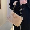 Handbag Compact Chain Crossbody Bag Fashion Square Faux Fur Shoulder Bag Premium Durable Quality Useful Practical