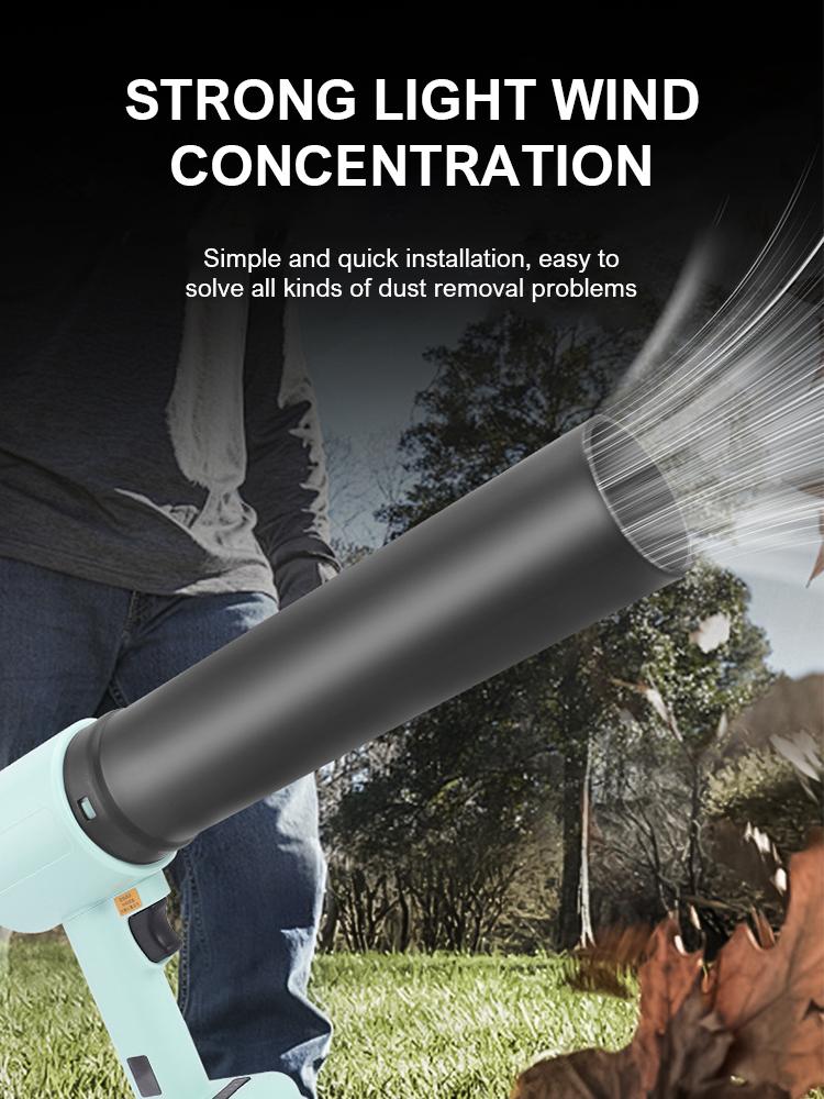 21V Бесщеточные электрические турбореактивные воздуходувки Макс 1600 г тяги Ручной турбореактивный вентилятор Воздуходувка для листьев Беспроводная сверхмощная воздуходувка