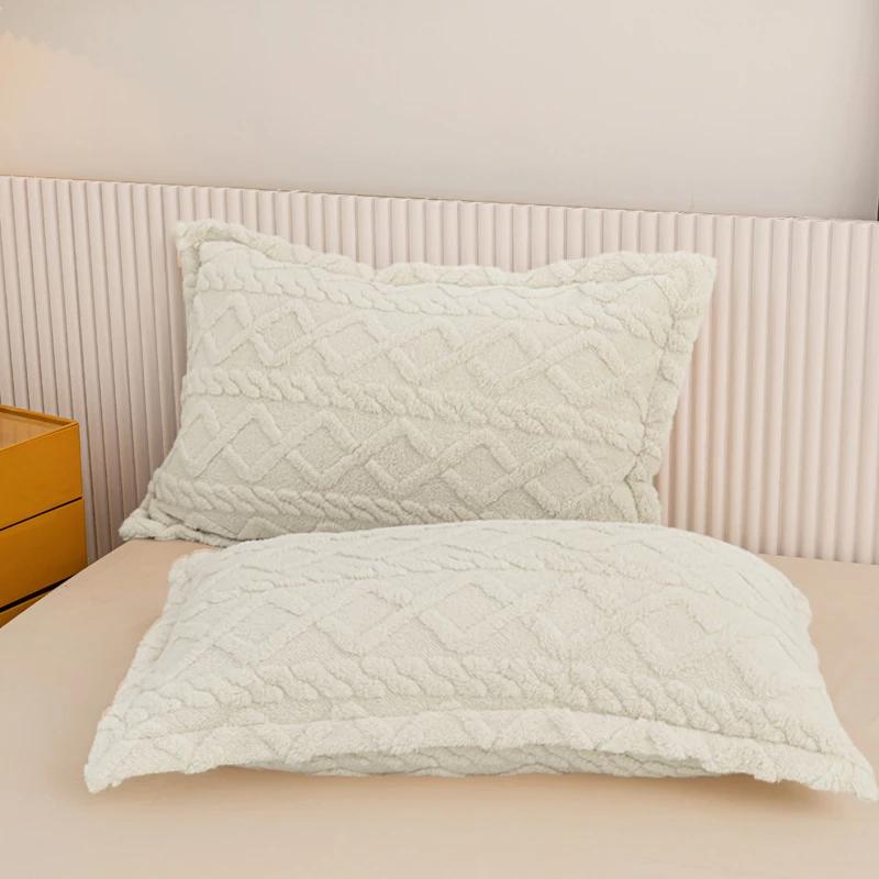 2 шт. Зимние мягкие теплые утолщенные наволочки с бабочками из жаккардового бархата, наволочки 48x74 см для дивана, домашнего декора, наволочки