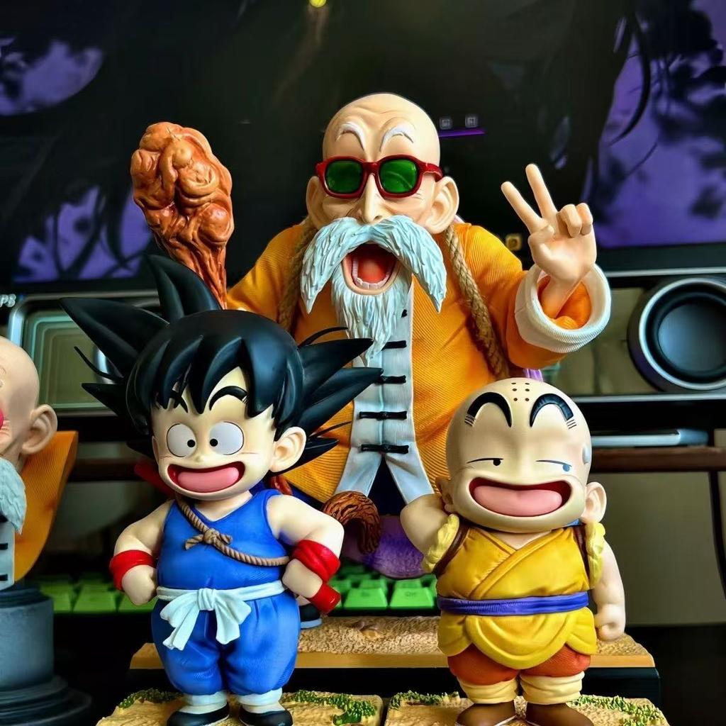 Фигурки Аниме Dragon Ball Мастер Роши Каме Сеннин Статуя Коллекция Фигурка Действия Кукла Модель Настольные Игрушки на День Рождения Подарок JT ПВХ Круглая Сенсорная