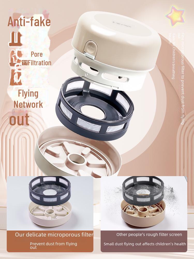 Настольный пылесос Deli для крошек от ластика и карандашной стружки, пыли с клавиатуры и уборки студенческого стола