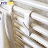 Kitchen Bathroom Clothes Hangers Clips Storage Racks White Hanger for Heated Towel Radiator Rail Clothes Scarf Hanger Holder