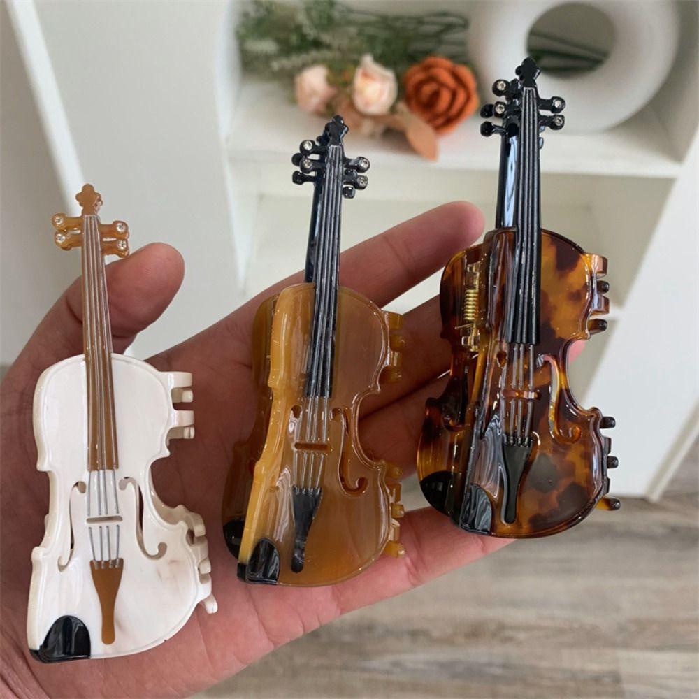 Видеокассета Музыка Заколка для волос Уксусная кислота Большая заколка-акула Персонализированный ацетат Гитара Заколка-краб для волос Подарок