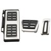 Seat Ateca Automatic Pedal Set - Chrome Insert Pedals