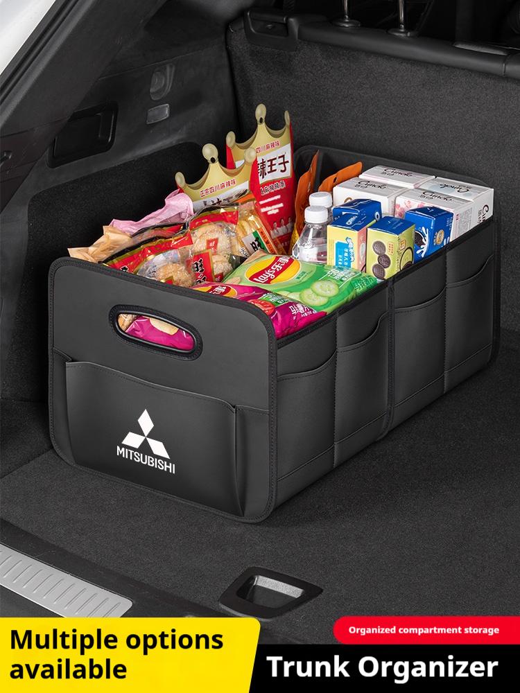 sdzh1 Car Trunk Foldable Large Capacity Storage Box For Mitsubishi Outlander Pajero Asx Lancer EX Evolution X L200 Ralliart Triton