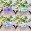 Adorable Rainbow Shark Plush Toy Cute Stuffed Animal Keychain Bag Charm For Kids