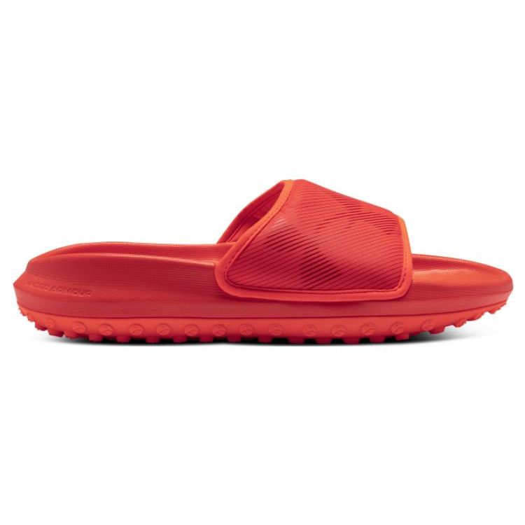 Under Armour Summit Series Casual Comfortable Fashion Rubber Sole Slide Sandals Men Footwear Red 3026033-602
