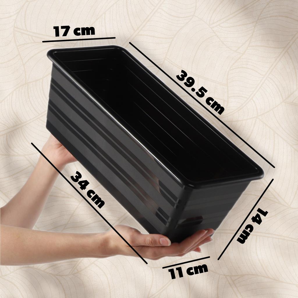 KADAX Doniczka Balkonowa 40cm Skrzynka Na Kwiaty