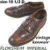 Florsheim Imperial Kenmoir Long Wingtip 10.5D 28.0 Коричневый Винтаж(ИСПОЛЬЗОВАЛ)