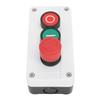 Momentary Start Stop   Red Green 10A 1NC 1NO Red Mushroom Latching Emergency Stop Pushbutton   Station Box