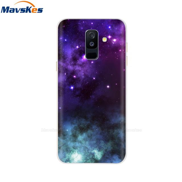 Силиконовый чехол для Samsung Galaxy A6, чехол для двух SIM-карт, Sm A600 A600f, чехол для Samsung A6 Plus A605 A605f, чехол