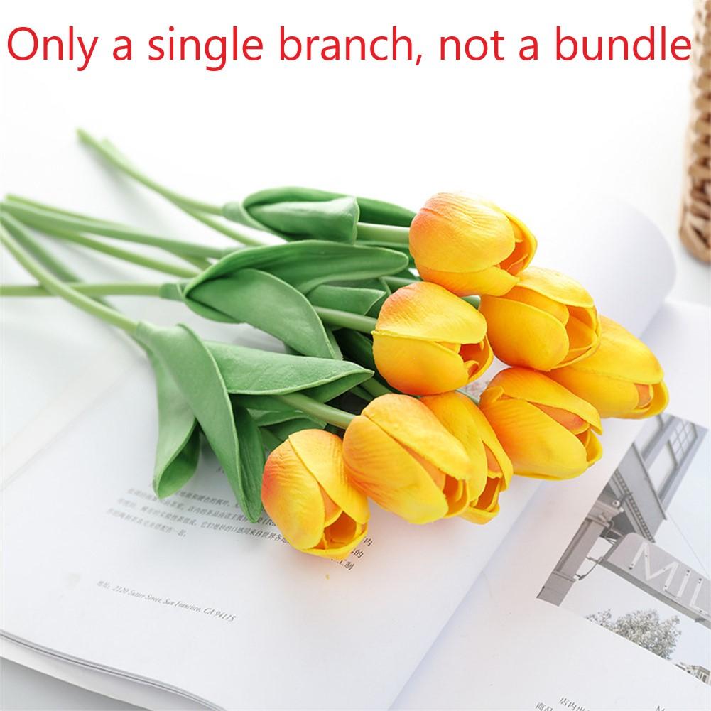 Миниатюрный искусственный тюльпан Bunga Tiruan Hand Bouquet Beauty в вазе
